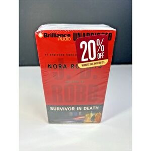 Survivor in Death J.D. Robb Unabridged Audiobook Cassette Set NEW Sealed